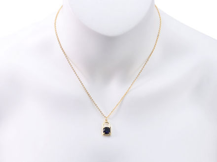 Picture of Hilda Necklace - Navy Blue Stone