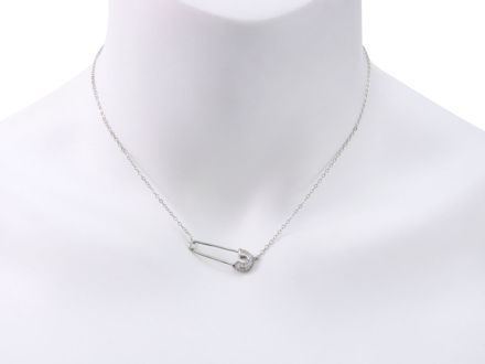 Picture of Jade Silver Pin Necklace