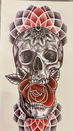 Picture of Temporary  tattoo skull