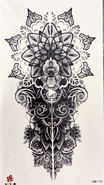 Picture of Temporary flower tattoo