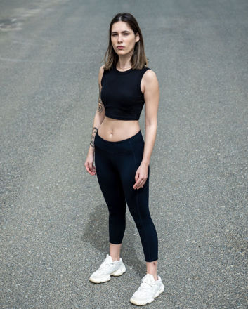 Picture of low rise -ankle length leggings