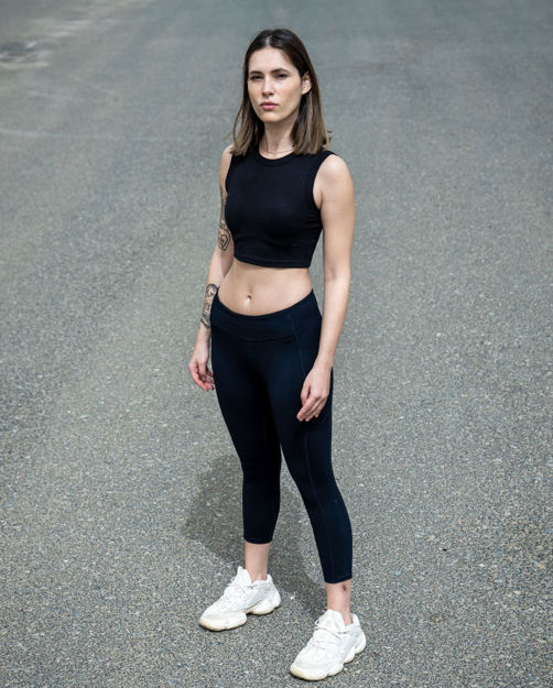 Picture of low rise -ankle length leggings