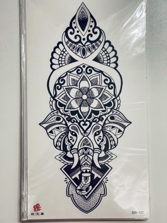 Picture of Flower elephant tattoo