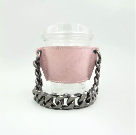 Picture of Cup handler - Pink with silver metal